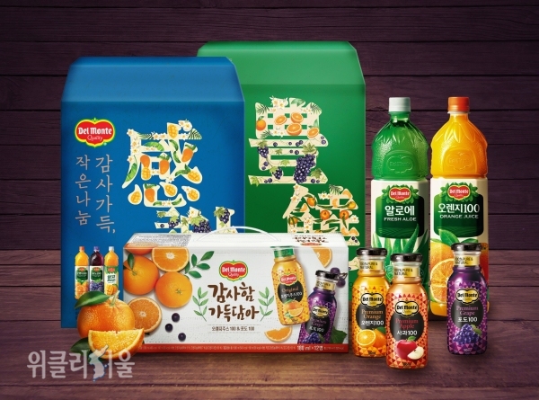 델몬트 추석 선물세트 ⓒ위클리서울/ 롯데칠성음료