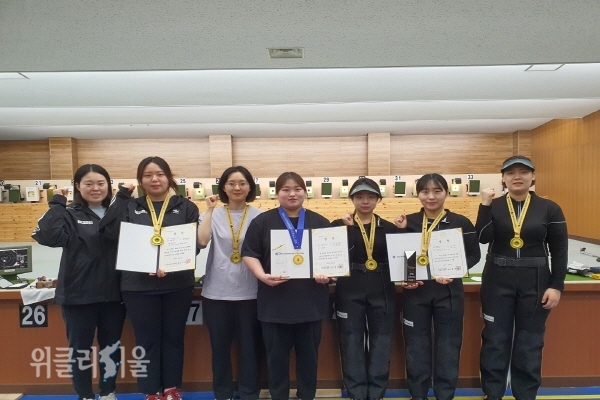 사격실업팀   2회, 한국신기록 1회 금메달 3, 은메달 1획득 ⓒ위클리서울/울진군