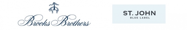 브룩스브라더스(왼쪽)와 센존 블루라벨 브랜드 로고 ⓒ위클리서울 /CJ온스타일