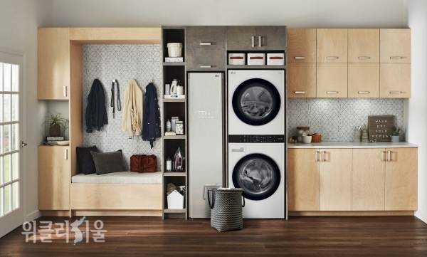 드럼세탁기 부문 최고제품에 선정된 원바디 세탁건조기 LG 워시타워 ⓒ위클리서울 /LG전자