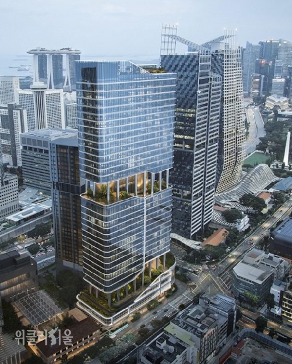 싱가포르 ‘Shaw Tower 재개발 공사’ 조감도 ⓒ위클리서울 /현대건설
