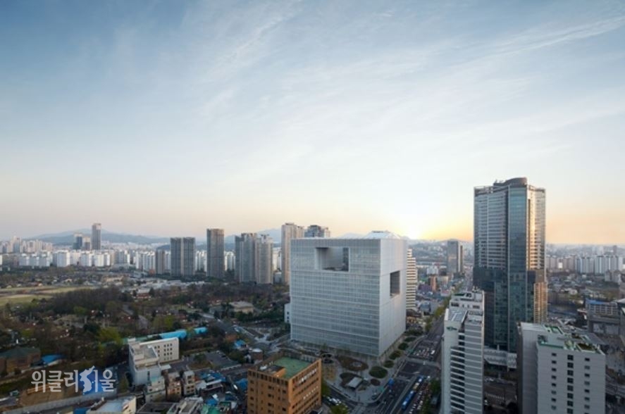 서울 용산구에 위치한 아모레퍼시픽 사옥. ©위클리서울/아모레퍼시픽