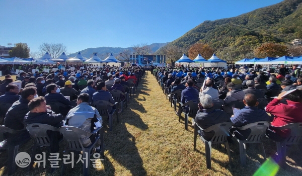 제54주년 경상남도농촌지도자대회가 14일 밀양시 상동면체육공원에서 개최됐다. ⓒ위클리서울/밀양시