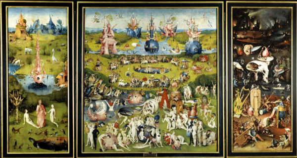 히에로니무스 보스 '세속적인 쾌락의 동산'. ⓒ위클리서울/아트시 웹사이트 캡처