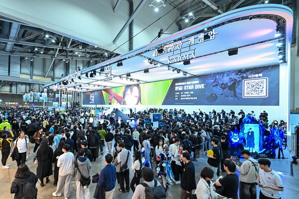 지스타2025 넷마블관 부스 전경 ⓒ위클리서울/넷마블