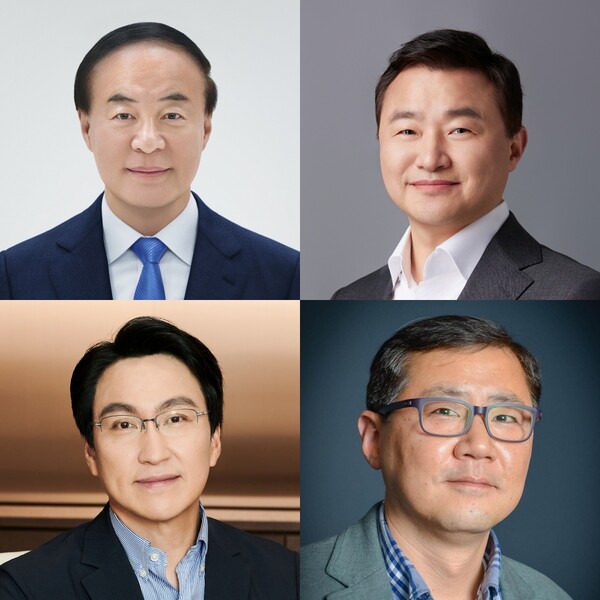 전영현 부회장(왼쪽위), 노태문 사장(오른쪽 위), 윤장현 사장(왼쪽 아래), 박홍근 사장(오른쪽 아래) ⓒ위클리서울/삼성전자